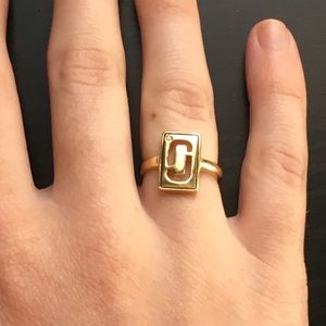 Marc Jacobs Double J Signet Ring